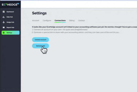 screenshot of EcoHedge Express
